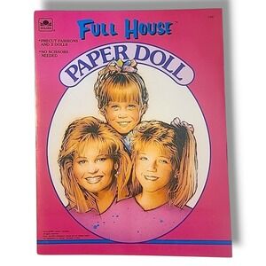 Full House Paper Doll Golden 1596 Olsen Twins DJ Stephanie Uncut NOS 1990